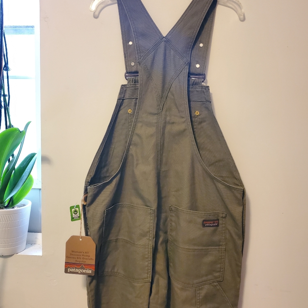 Patagonia Hemp All Season Overalls- Fatigue Green